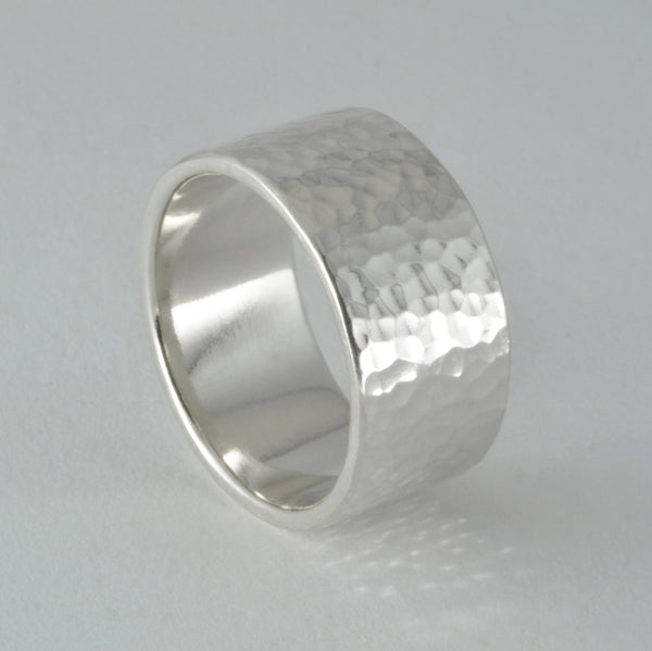 Faceted Band Ring 10mm