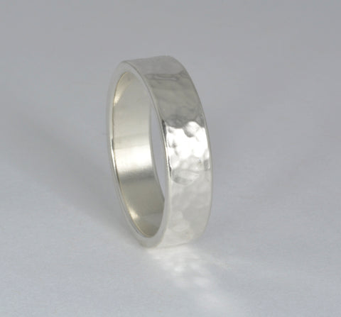 Faceted Band Ring 5mm