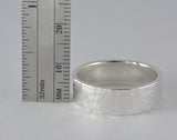 Faceted Band Ring 7mm