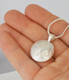 Custom: Sterling Silver Shamrock Memorial Urn / Cremation Pendant