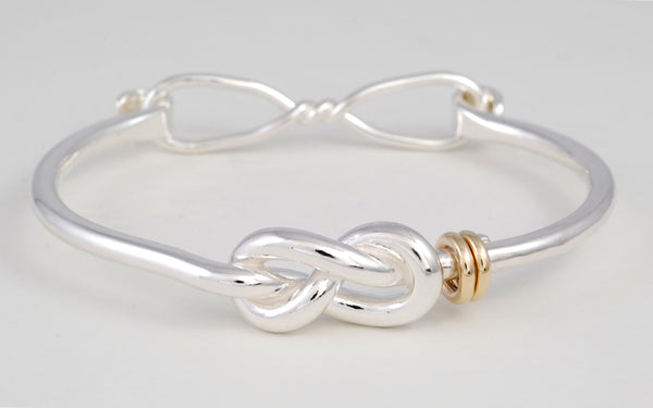 Custom: Figure 8 Cuff with Gold Accents