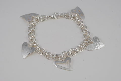 Heart Charm Style Bracelet