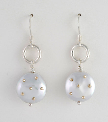 Heaven and Earth 2 Tone Earrings