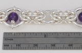 Kings Chain Medium Bracelet Variation with Stones