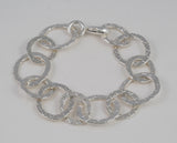 Oval Link Plaid Bracelet