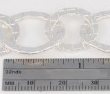 Oval Link Plaid Bracelet