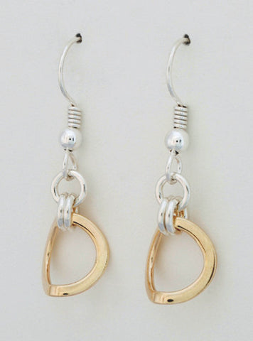 Celestial 2 Tone Earrings, Small