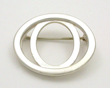 Elliptical Allure Brooch
