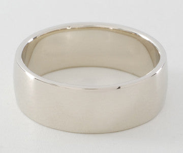 Gold Band Ring Wide, 14kt Yellow or White Gold