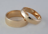Gold Band Ring Narrow, 14kt Yellow or White Gold