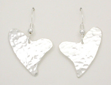 Heart - Faceted Hook Earrings
