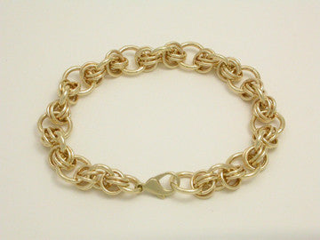 Hugs Kisses Bracelet 14kt Gold, Small (XOXO)