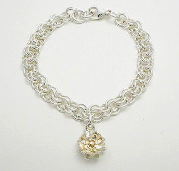 Lily 2 Tone Charm Bracelet