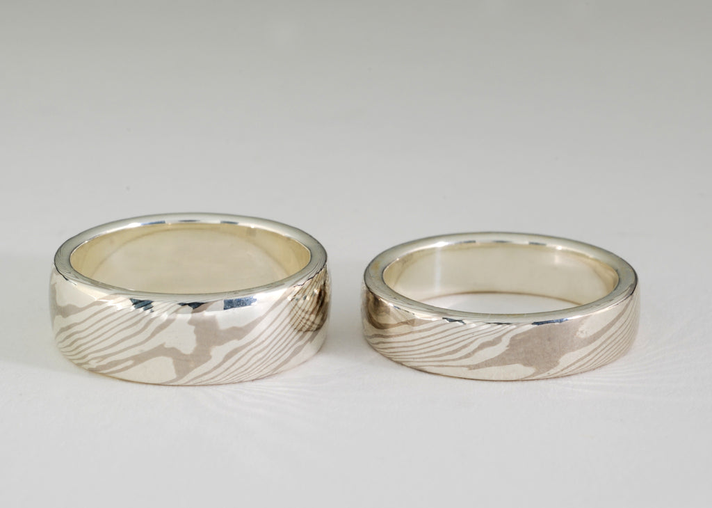 Gold and silver mokume gane online