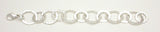 Oval Link Plaid Bracelet