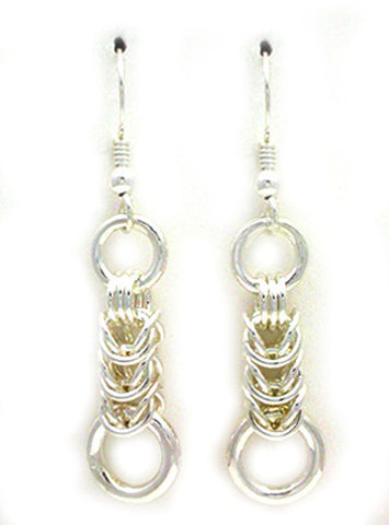 Parallel Link Earrings