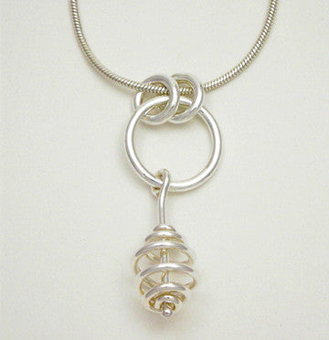 Spiral Bead Single Pendant