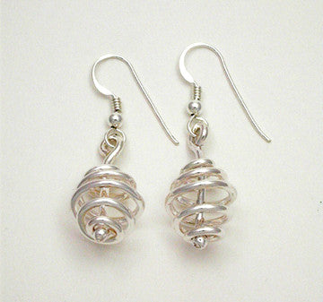 Spiral Bead Earrings