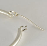 Hoop Earrings v-notch, Small